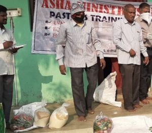 Pastors Received Food and Support in Tribal Region