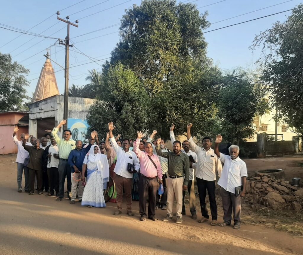 Dec. 27th Memorial Walk, Sharing Gospel, and Community Meal in Memory of Jayan's Father, Nirmal Peddoju, a Govt. School Teacher, Pastor, and Church Planter.