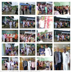 Relief Distribution in 3 Manipur Refugee Camps