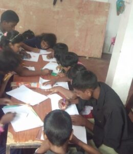 Drawing Competition in Sri Lanka's Children's Ministry