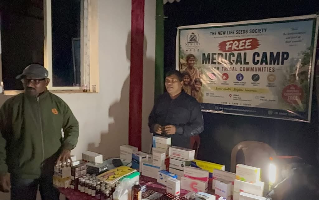 Sam's Team and Local Pastors Help Medical Camp